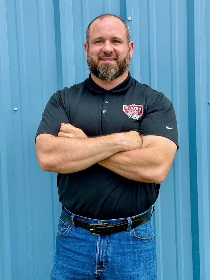 Hunter Kiker, owner of Kiker's U-Pull-It